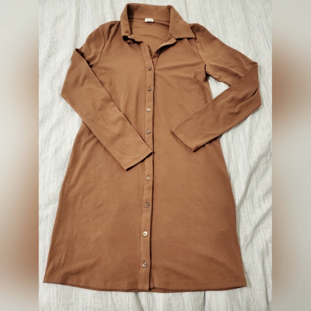 Wilfred long sleeve button down  dress